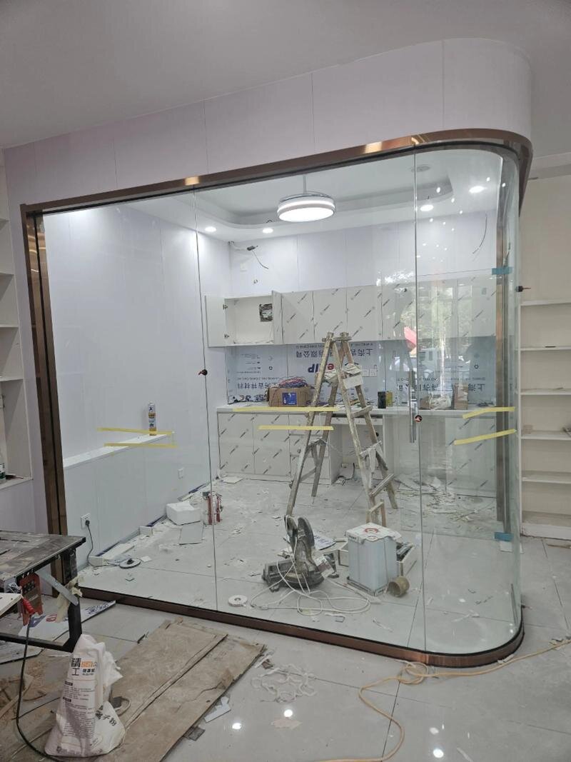绍兴市夹胶玻璃异形展柜玻璃 - 哪里好